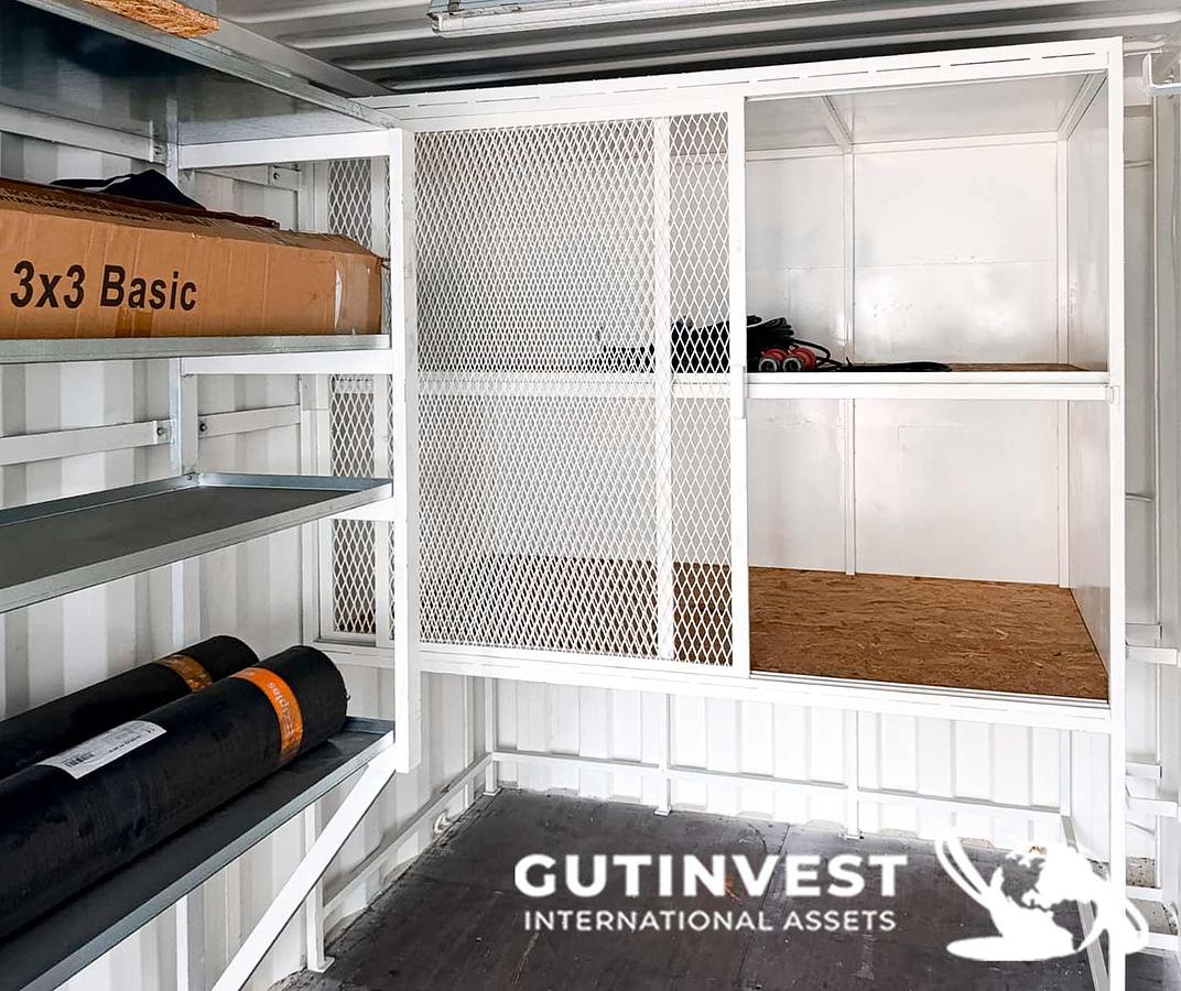 Used 1 - 20-foot container for storage of tools