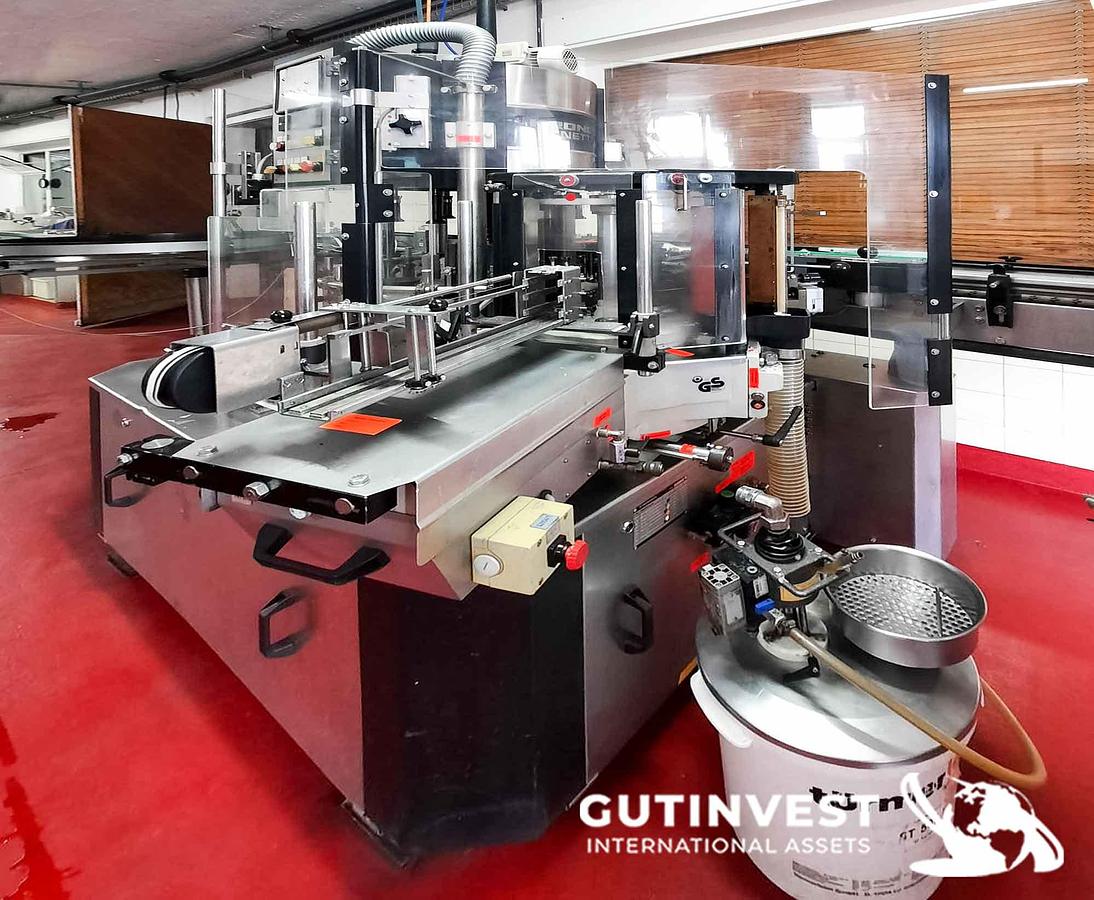 Used Wine bottle labeling machine