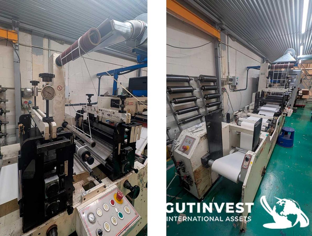 Used Flexographic roll and label printer