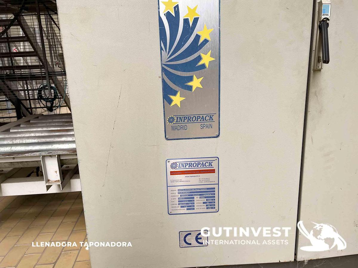 Usado 2 - Linea de envasado en botellas de vidrio 750ml