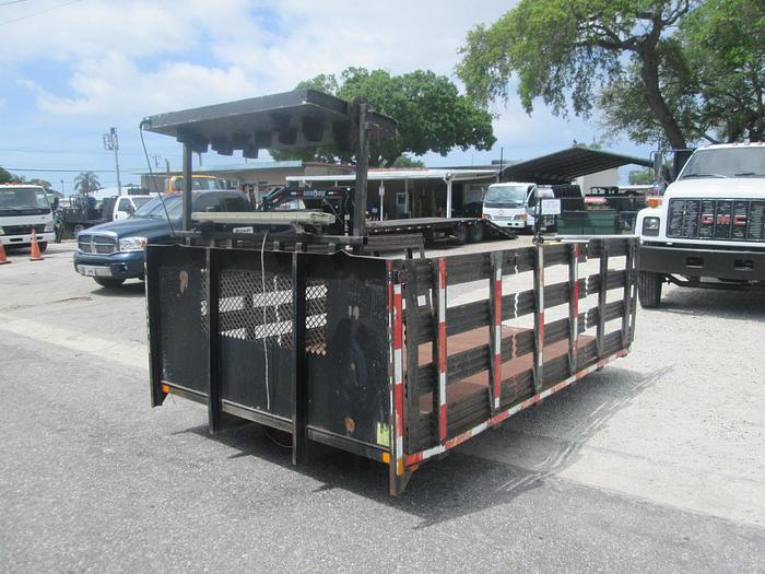 Used 12' Flat Bed Stake Body Truck Bed