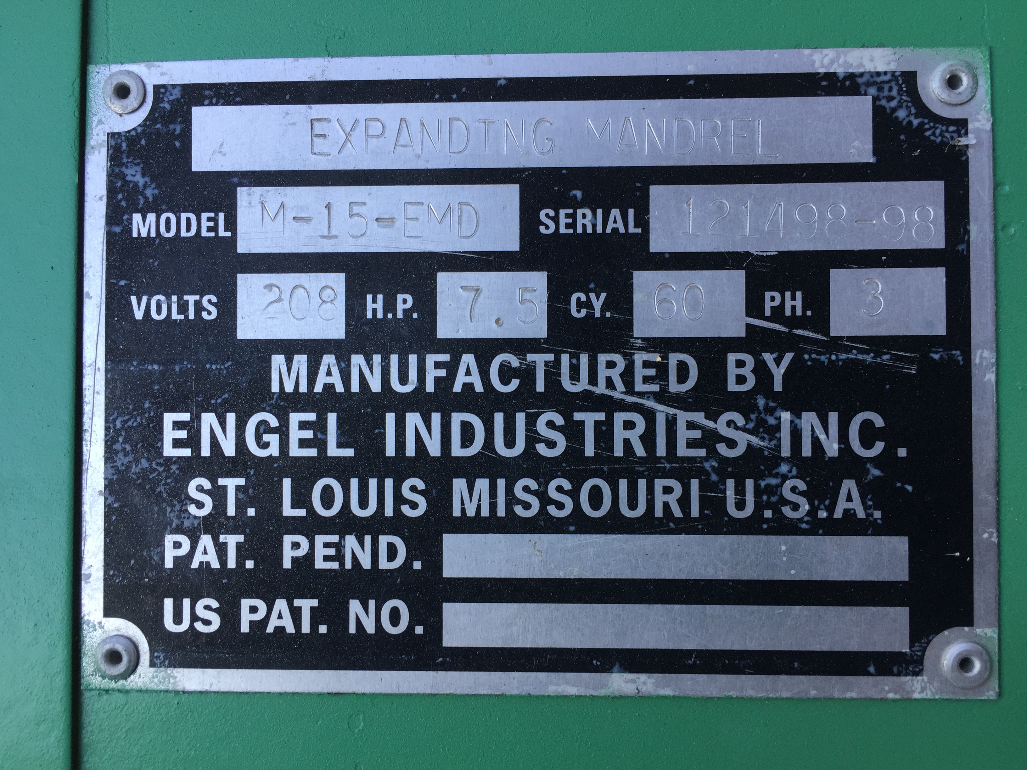 Used 60” x 16 Ga. Engel Blank-it Cut-To-Length Line