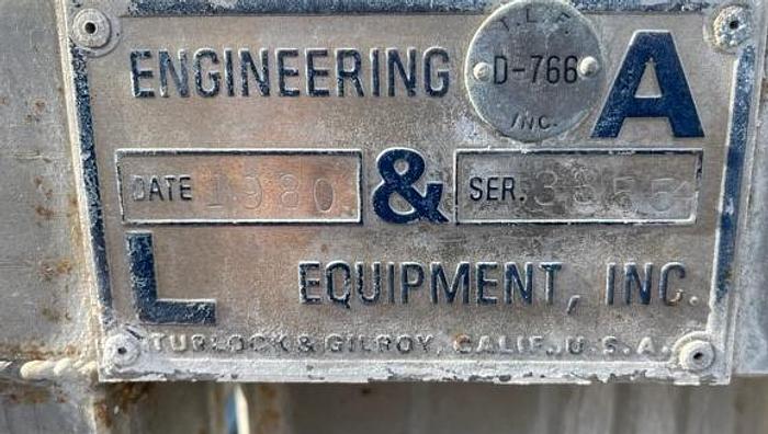 Used L&A Process System Inc 10-15 Ton Rotary Coil Hot Break