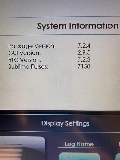 Used 2019 Syneron / Candela Elos + w/ 4 hand Pieces: Sublime, Sub RF, SRA Mini, SRA Plus