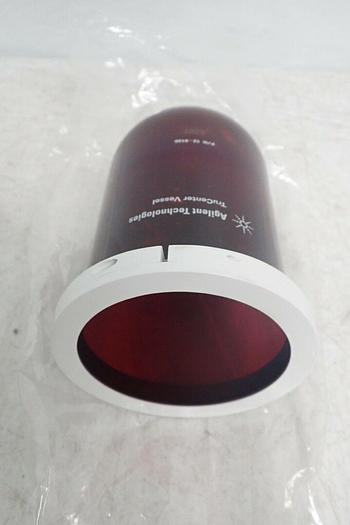 Used Agilent 12-5120 Amber Glass TruCenter 1000mL Dissolution Vessel W/ Collar