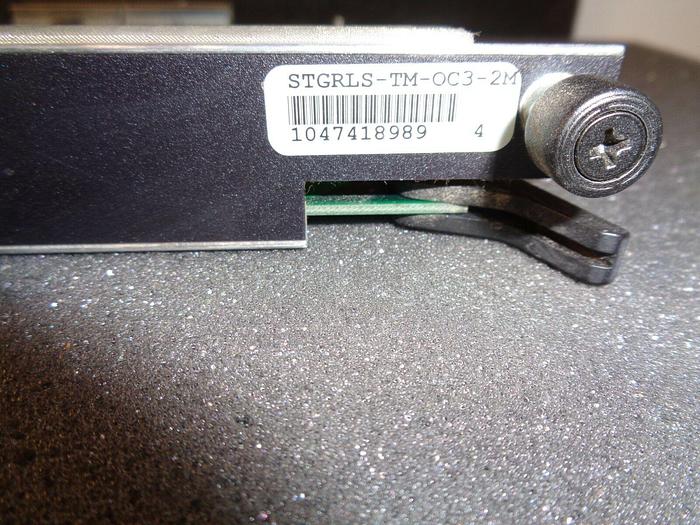 Used LUCENT STGRLS-TM-OC3-2M STINGER RT OC3 TRUNK MODULE DUAL PORT/MULTI MOD REV:4