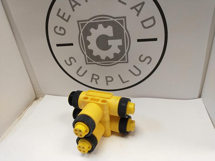 Used 2 lot LUMBERG 0906 UTP 312 SPLITTER T-CONNECTOR 4-Pin GHB4