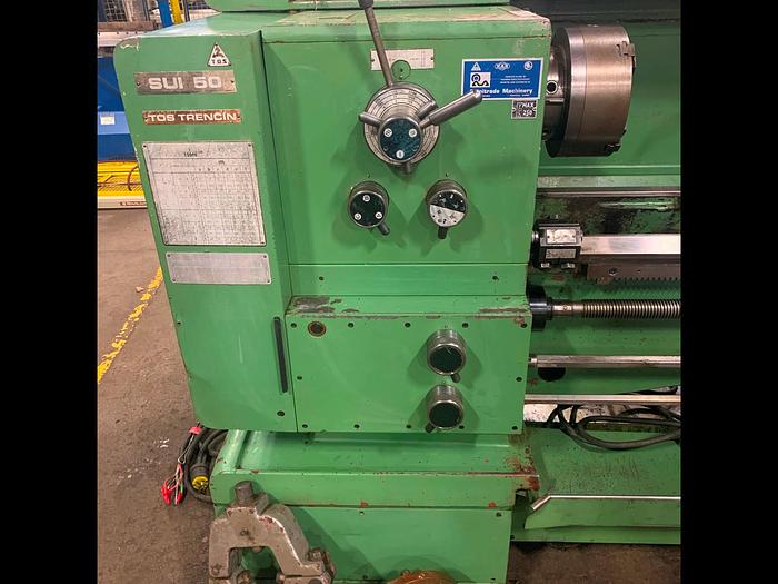 Used 20" X 80", TOS, SUI 50/2000, ENGINE LATHE
