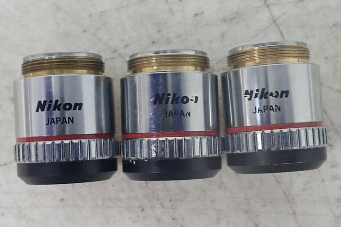 Used Nikon Japan E Plan 4/0.1 160/- Microscope Objective