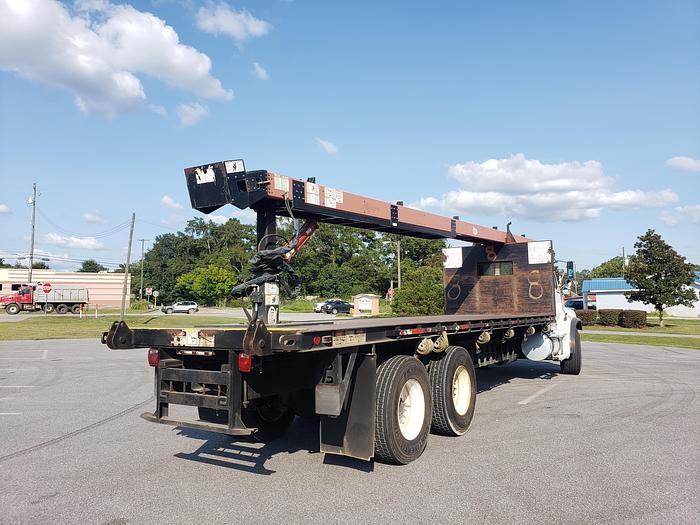 Used HURRICANE READY! 2007 Sterling LT7500 Flatbed Cleasby 41' Roofing Conveyor Truck
