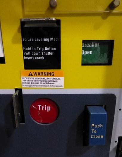 Used SQUARE D POWER ZONE 111 SWITCHGEAR