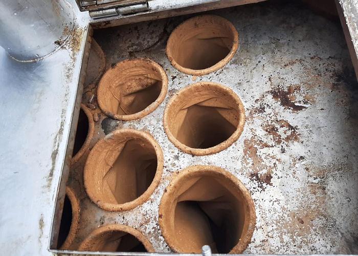 Used Dust Collector, Baghouse, 34 SF, S/st, 2 HP #S743809