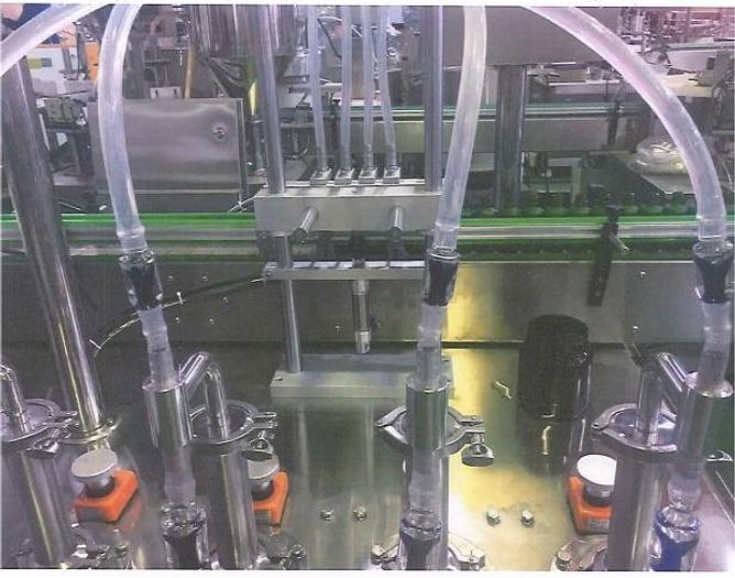 Used LIKE NEW SINO AUTOMATIC LIQUID ORAL DROPPER 4 HEAD BOTTLE FILLER & CAPPING MACHINE (#9455)