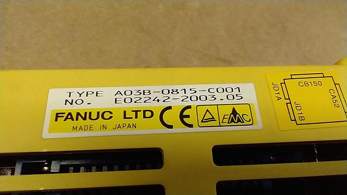 Used FANUC I/O MODULE A03B-0815-C001 GH500