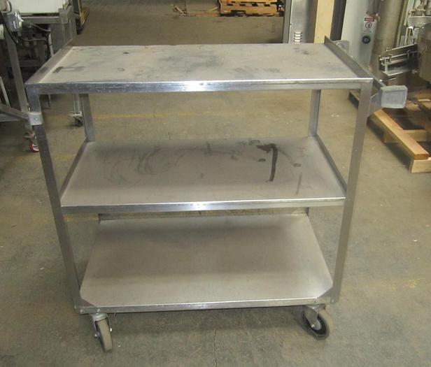 Used Cart, 20" x 36", 3 Shelves, S/st #S739214