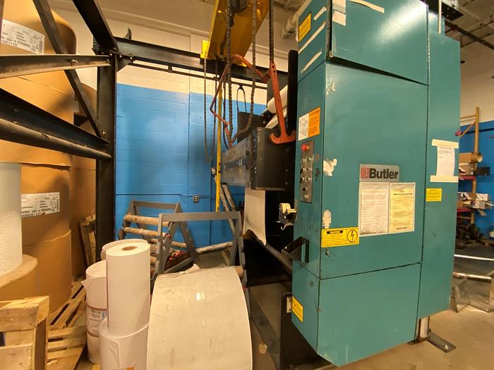 Used 40" WIDE BUTLER ZERO SPEED SPLICER 50" DIAMETER