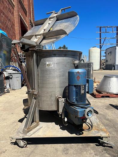 Used Centrifuge, Basket, Perforate, 30" x 28", S/st, 3 HP #S744758