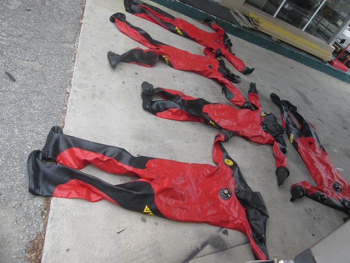 Used 5 Viking Pro 1000 Rubber Drysuits