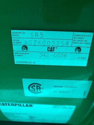 Caterpillar generators Marine Tier II with class certificates