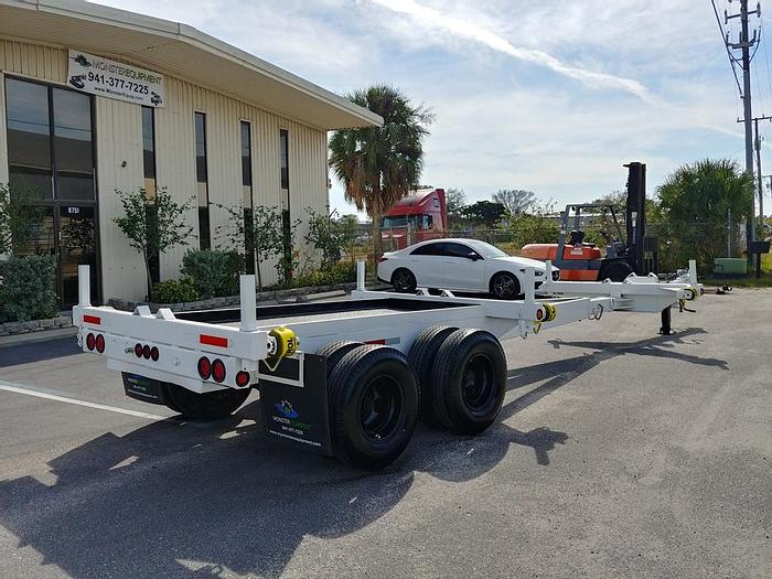 Used 2005 C F S Welding TA EB Extendable Pole Trailer - 47037