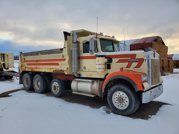 Used 1990 Kenworth Dump Truck w/ Dump Trailer