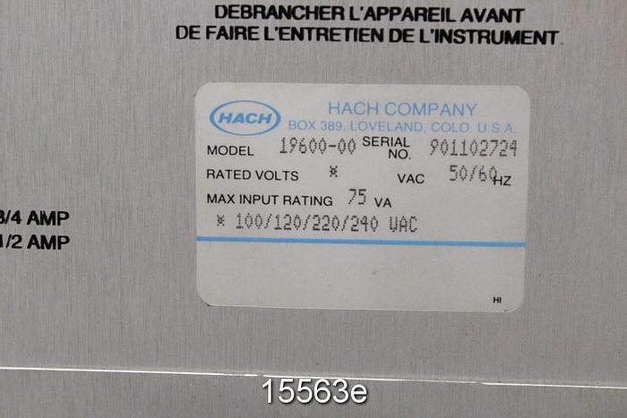 Used Hach DR3000 Electronic Spectrophotometer Parts #15563