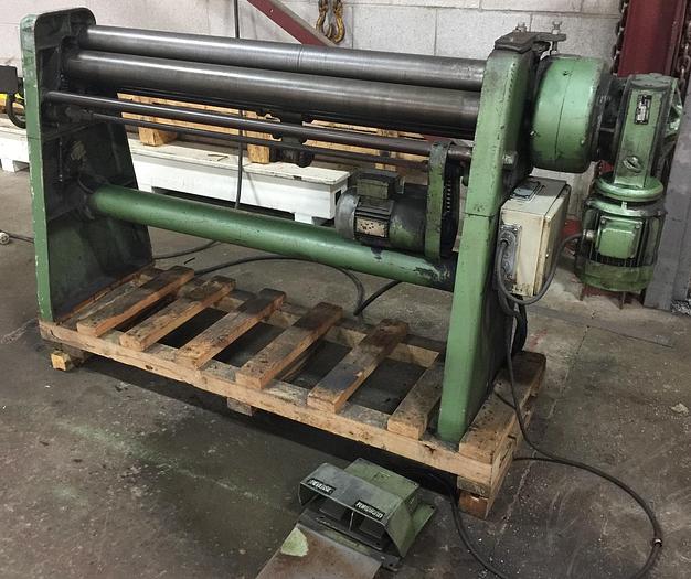 Used 48" X 14 GAUGE, LUNA, INITIAL PINCH, POWERED PLATE ROLLS