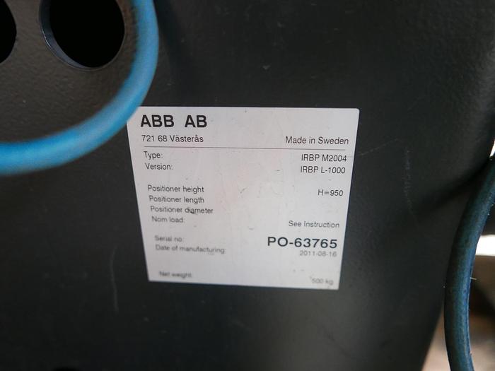 Gebraucht Werkstueckpositionierer ABB IRBP L 1000