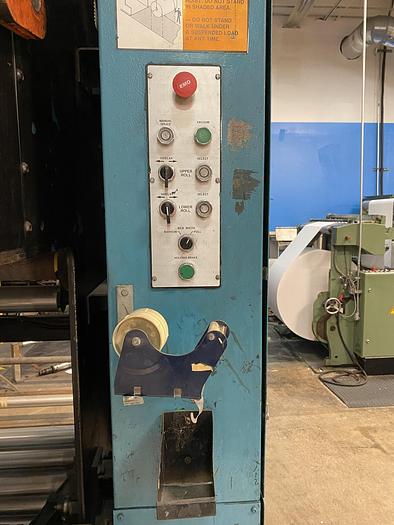 Used 40" WIDE BUTLER ZERO SPEED SPLICER 50" DIAMETER