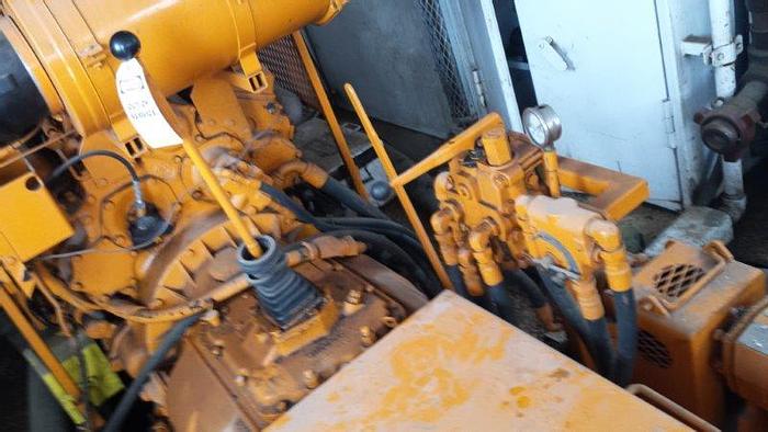 Used National JWS-165-L, 4x5 Triplex Mud Pump Package