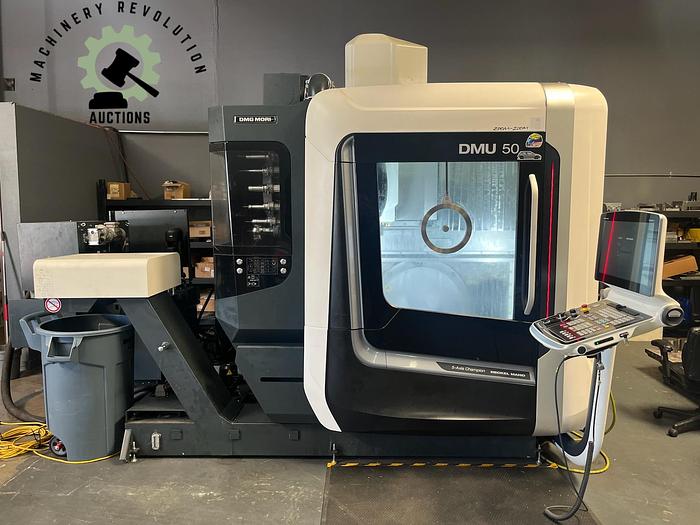 Used 2018 DMG DMU 50 Gen III 5- Axis CNC Vertical Machining Center