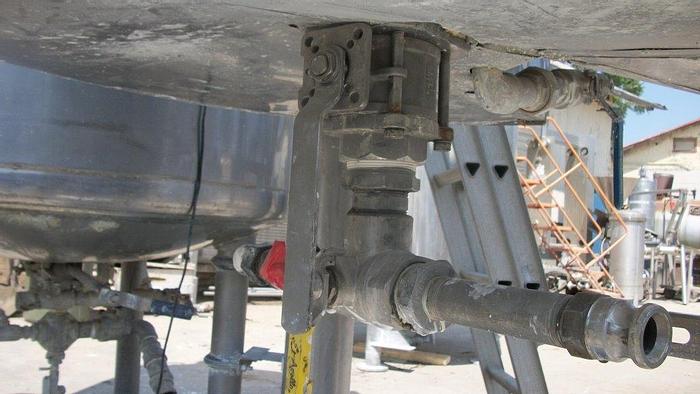 Used Tank, 300 Gallon, S/st, Jkt, Agit, 36" x 66", DB/FT, (2) #C741850