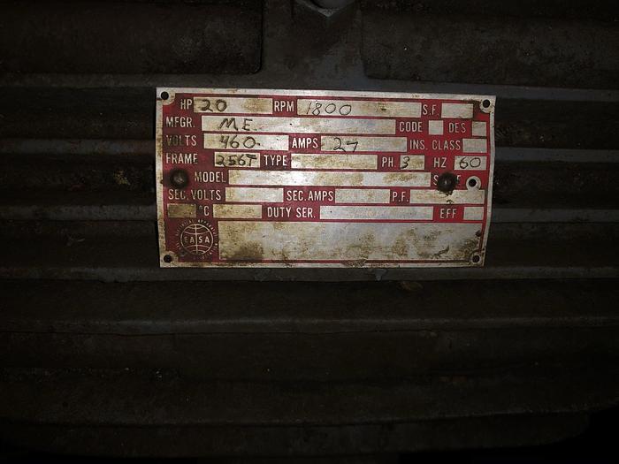 Used WENCO CENTRIFUGAL SUMP PUMP 20HP