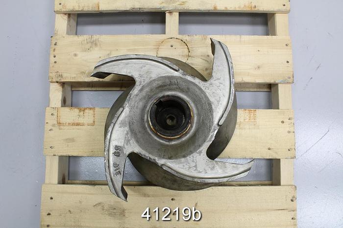 Used Goulds 3175 10x12x18 18" Diameter 4-Vane Impeller #41219
