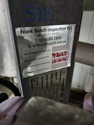 Used FRIGOSCANDIA GYROCOMPACT GCM76-10-29-10 EW CCR SPIRAL FREEZER