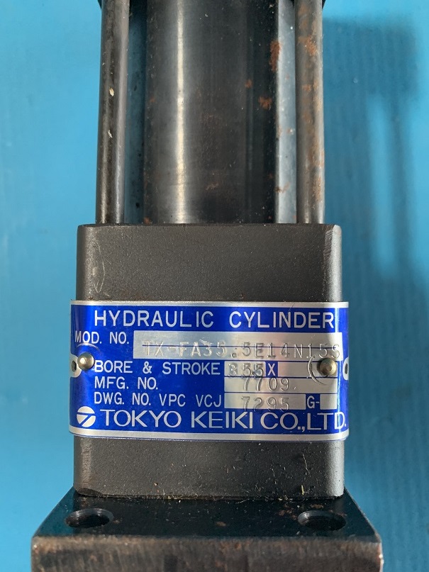 Used Tokyo keiki hydraulic cylinder tx-fa35.5e14n15s