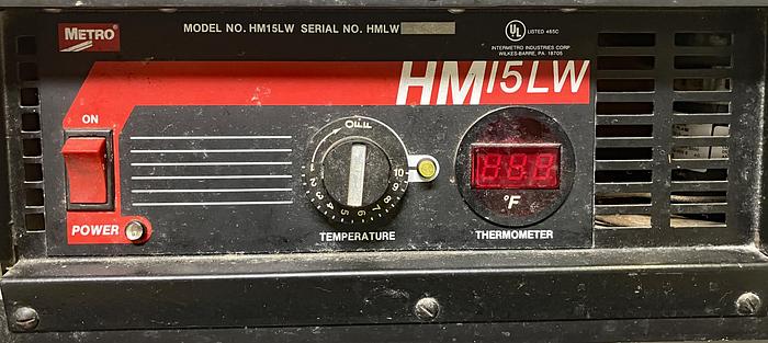 Used USED Metro Full Height Mobile Heated Cabinet with 17-Pan Capacity, Model C175-HL15LW Component