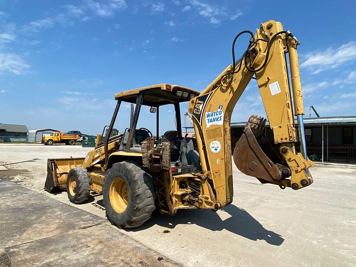 Used 2003 CAT 420D BACKHOE 4X4, EXTENDA-HOE