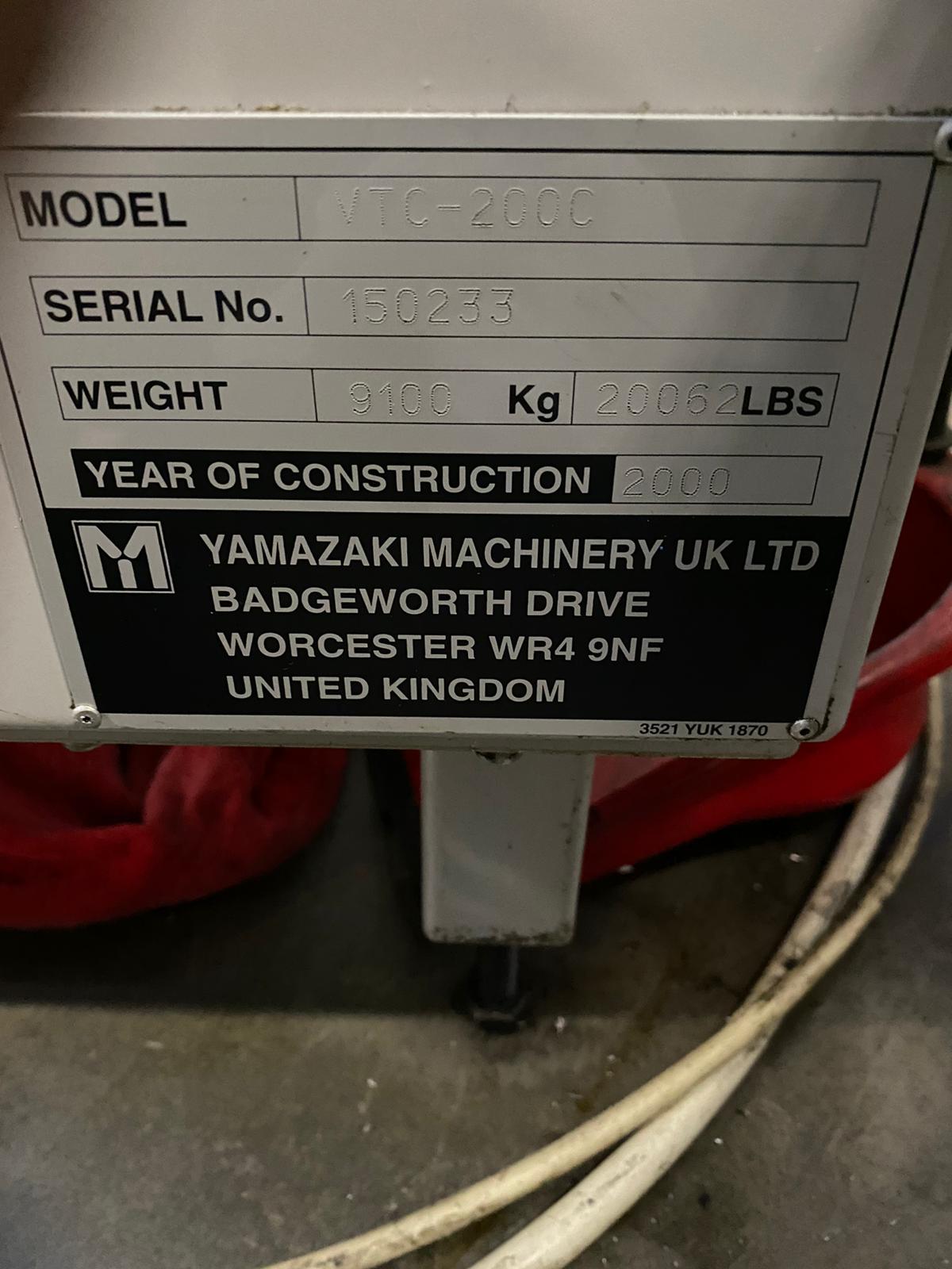 Used 2000 Mazak VTC 200C