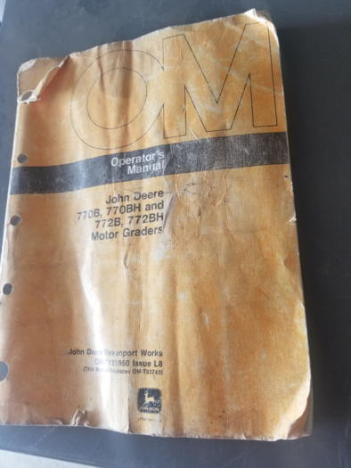 Used 1992 John Deere 772BH