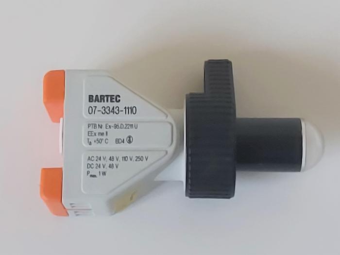 Ex Leuchtmodul + Vorsatz, Rot, 07-3343-1110 + 05-0003-0013, Bartec neu