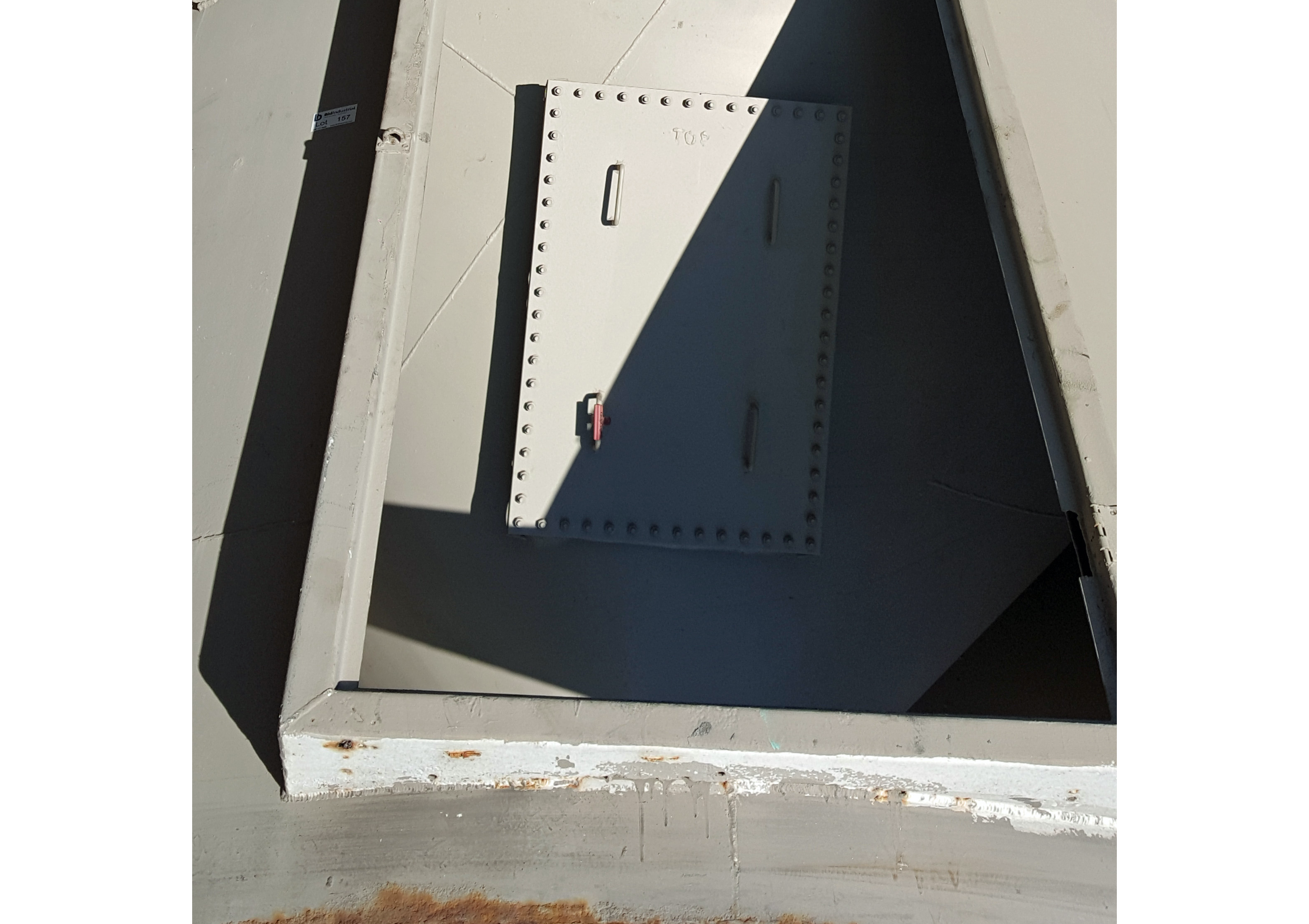 Used 140,000 lb. x 3,000 cu. ft. Vertical Steel Silo