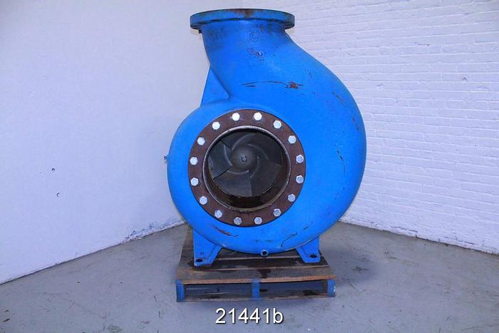 Used Goulds 3175 Pump, 3175L, 18X18X22H, Ductile Iron Casing, Stainless Steel Impeller #21441