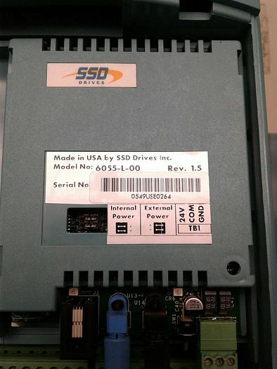 Used Eurotherm/ Parker / SSD Drives 955+8R0075/ LA470617U002 VER 7.2/ 6055-L-00