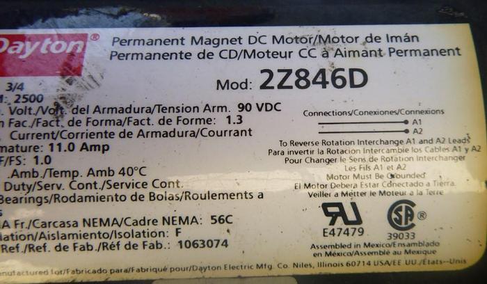 Used Mixer, Agitator, 3/4 HP, S/st, Indco, Mdl S-7G, Clamp #S743991