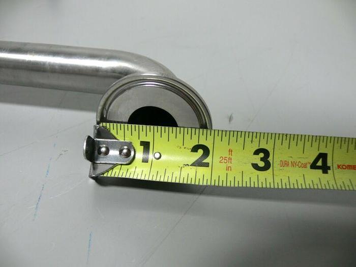 Used Lot of 2 - ITT Pure-Flo Diaphragm Valves 1" & 2" Sanitary Fittings