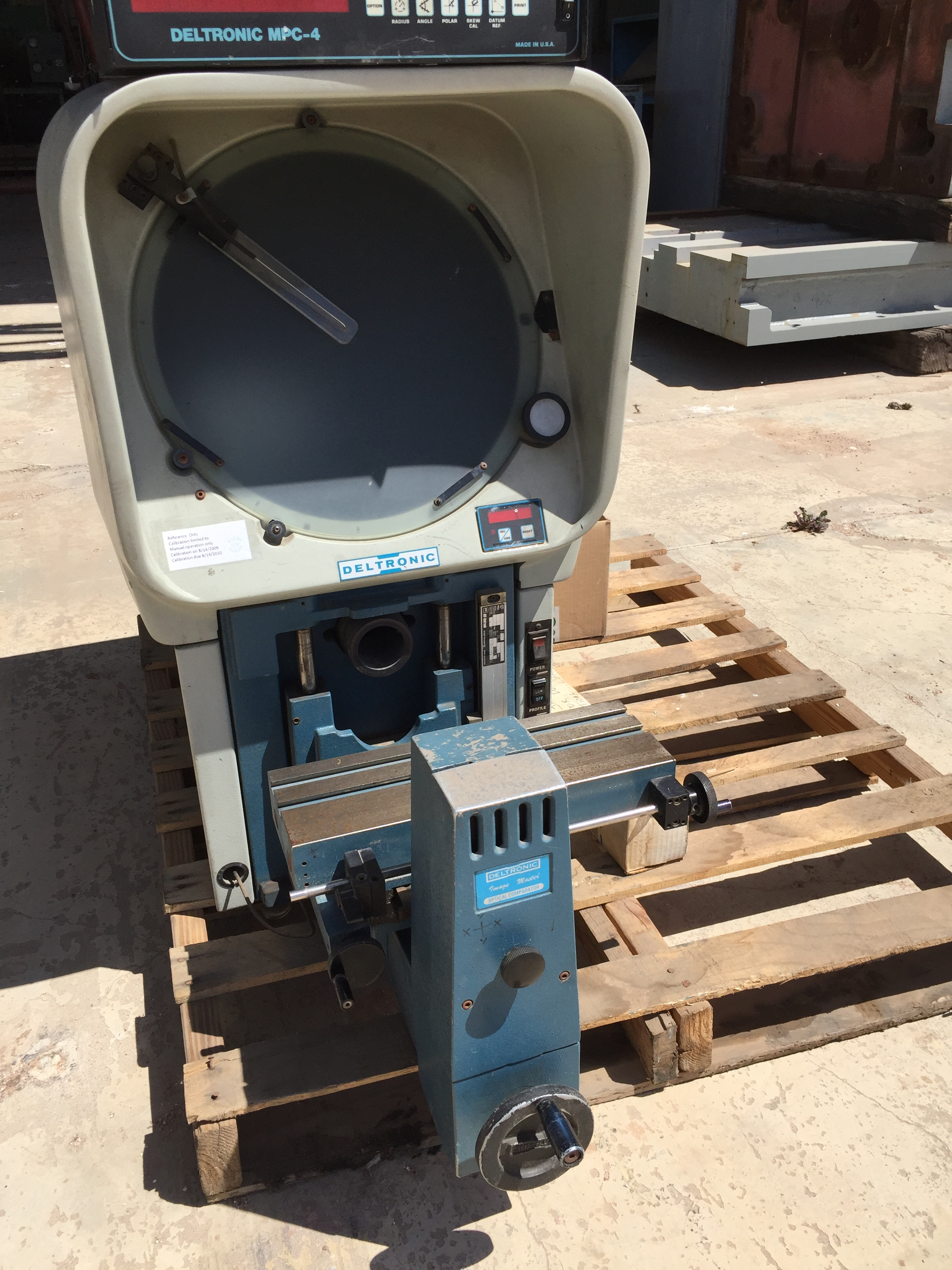 Used 14” Deltronics Mdl. DH-14 Optical Comparator