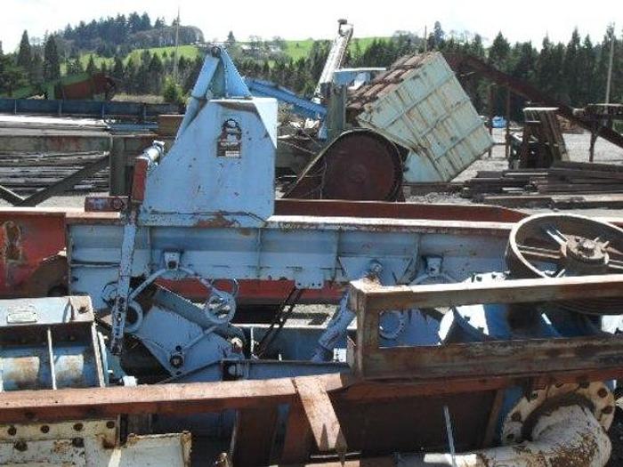 Used 18" Cambio Debarker c/w LSI Feedworks