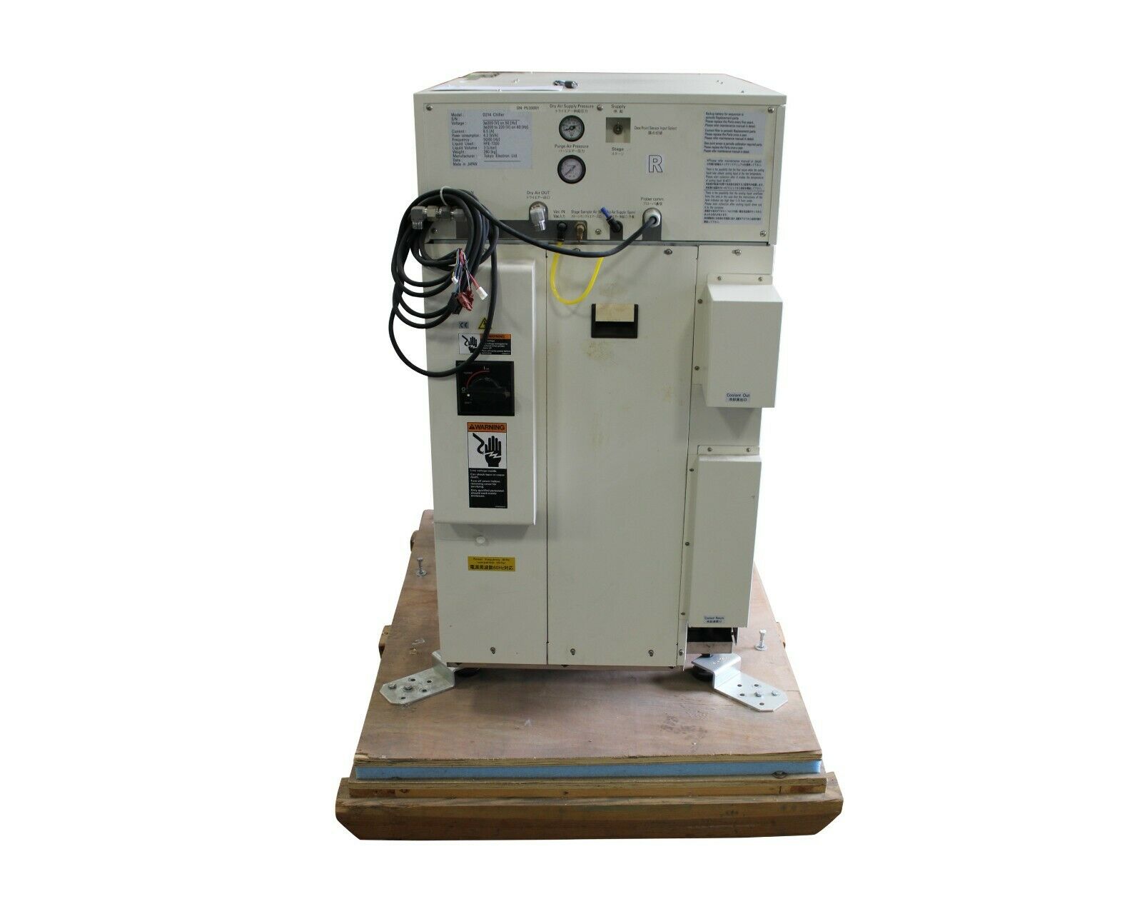 Used Tokyo Electron TEL THERMO GENERATOR CHILLER LIQ HFE-7200 D214