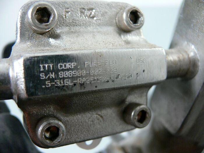 Used Lot of 3 - ITT Pure-Flo 1.5" Diaphragm Actuator w/ Switch (x2) & Diaphragm Valve